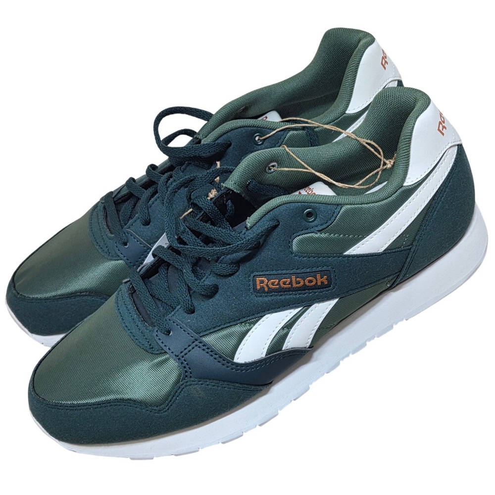 NWT Reebok Ultra Flash Running Shoes Green White Unisex Size M 11 W 12.5